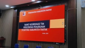 Rapat Koordinasi Tim Percepatan Penurunan Stunting Kabupaten Fakfak